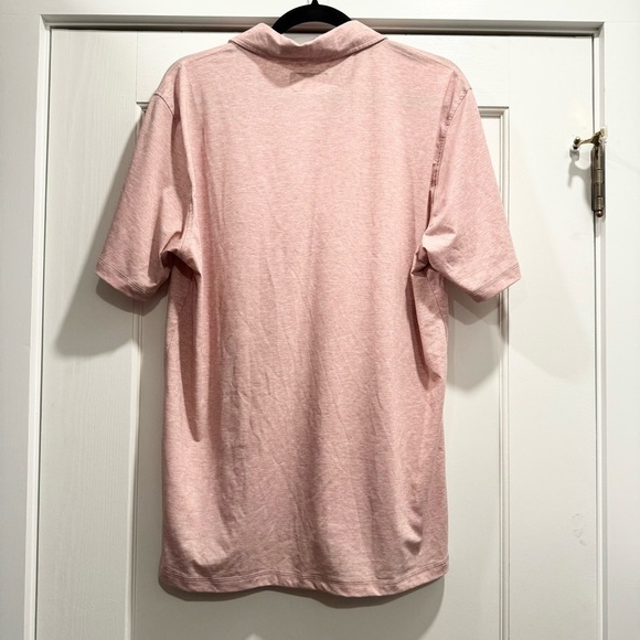 LinkSoul Delray Golf Polo pink performance shirt Medium preppy athletic spring‎ - Picture 4 of 11